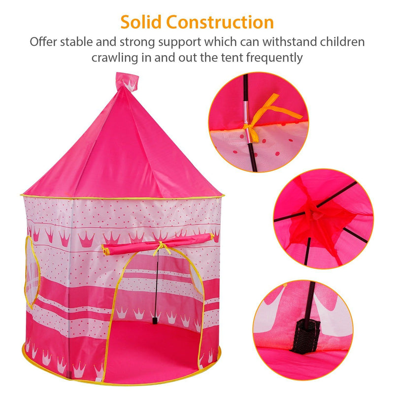 Kids Foldable Pop Up Play Tent Toys & Games - DailySale