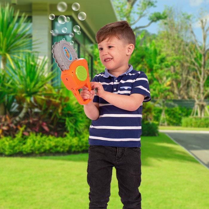 Kids Outdoor Bubble Chainsaw Blower - 500 Bubbles per Minute Toys & Games - DailySale