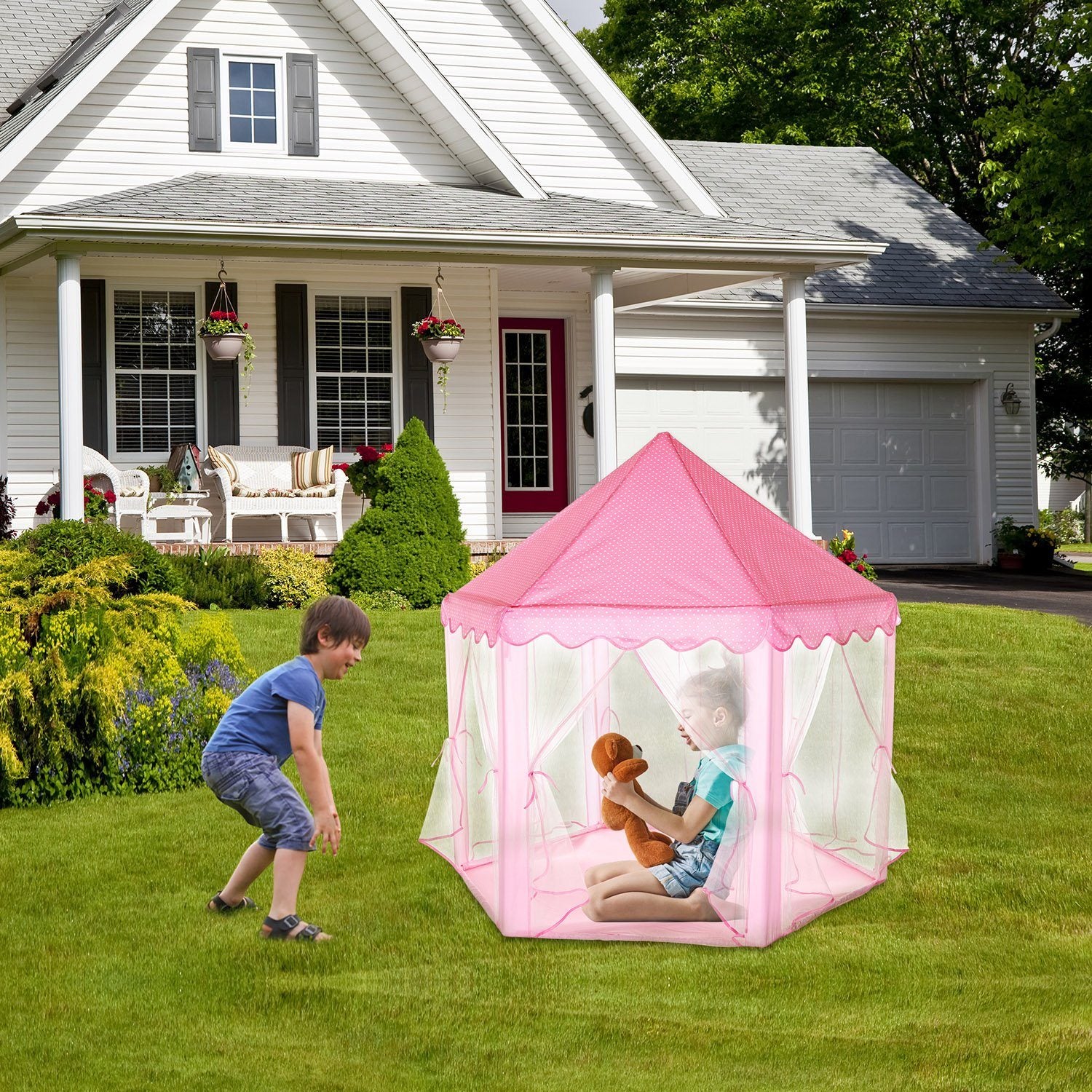 Kids Play Tent Princess for Girls Toys & Hobbies - DailySale