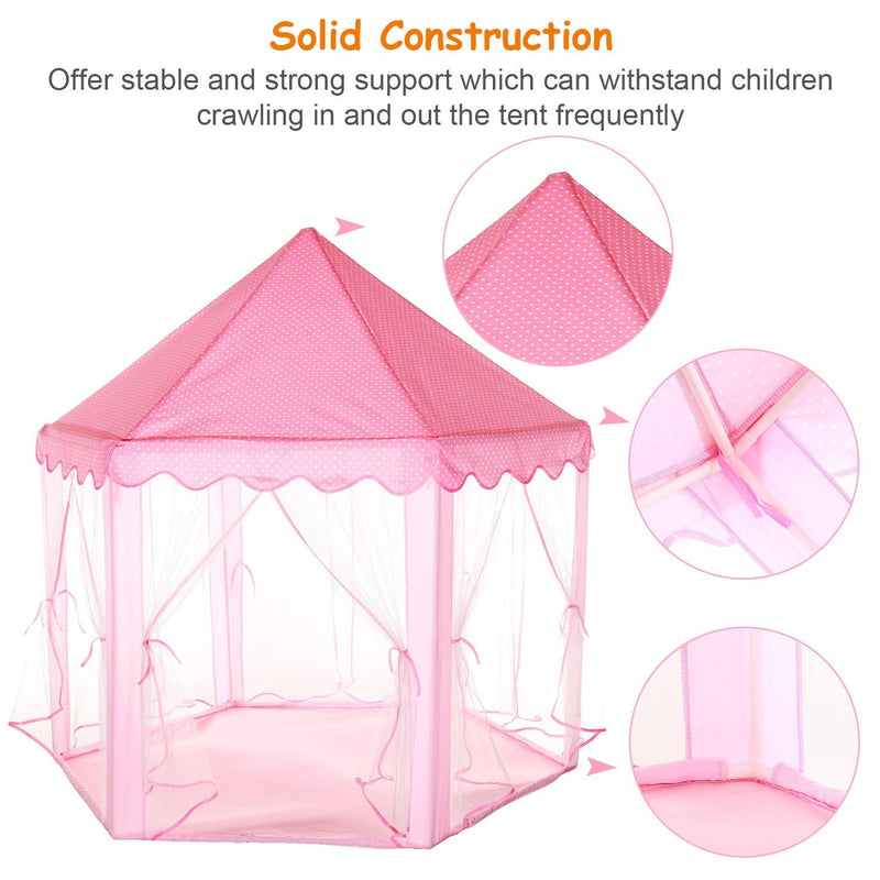 Kids Play Tent Princess for Girls Toys & Hobbies - DailySale