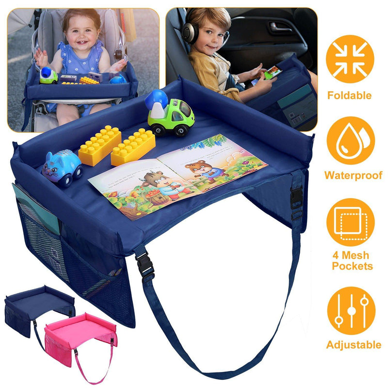 Kids Safety Travel Tray Waterproof Car Seat Automotive - DailySale