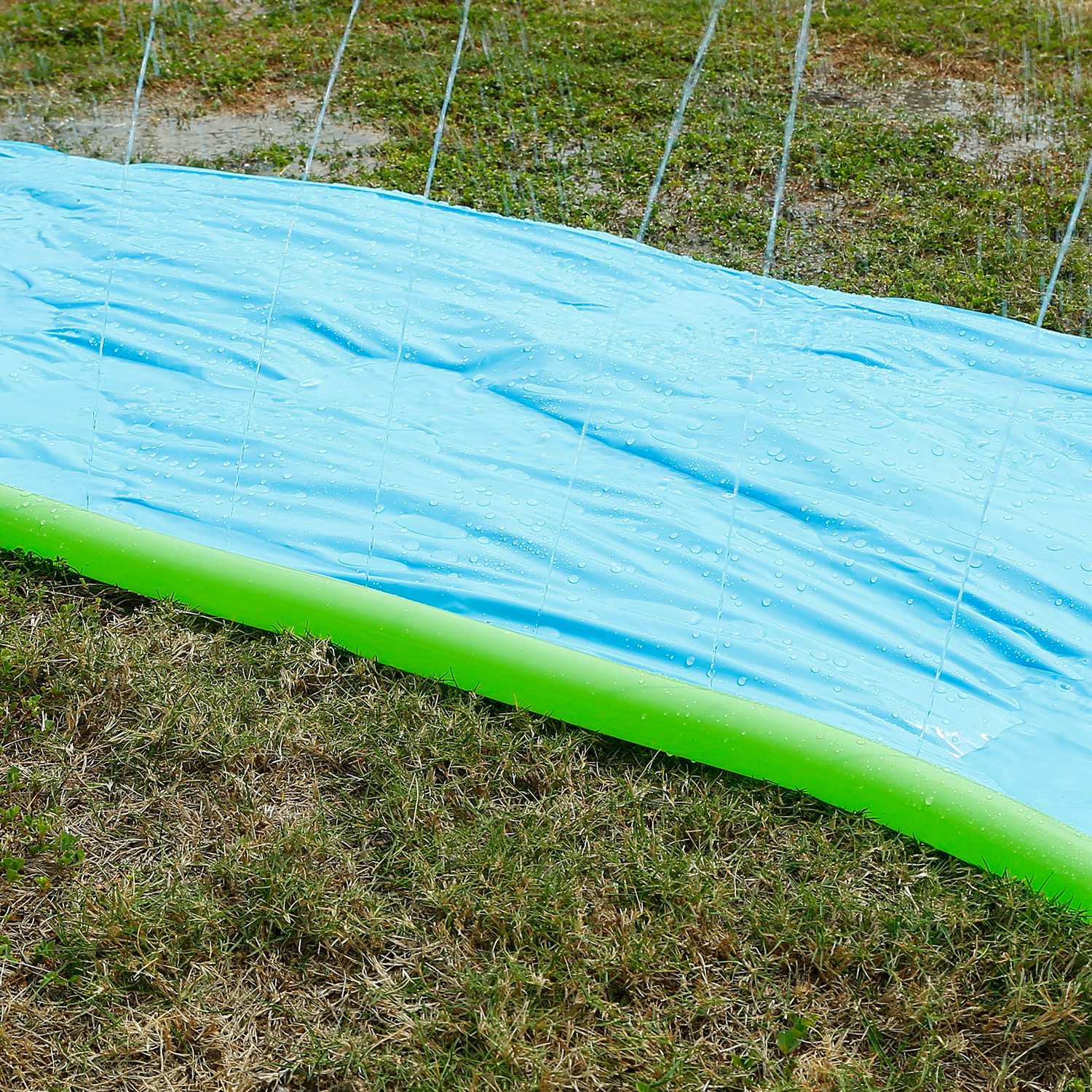 Kids Single Water Slide Lawn Surfing Racing Lane Slip Splash Spray Sprinkler Sports & Outdoors - DailySale