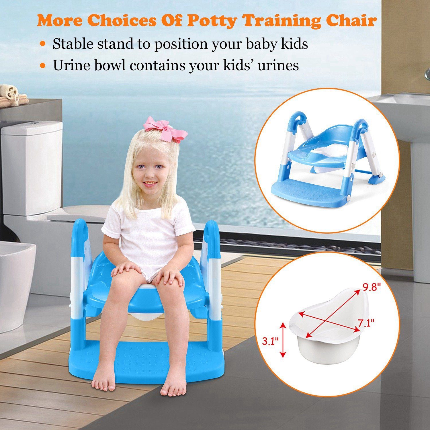 Kids Toilet Seat Toddler Potty Training Chair Baby - DailySale