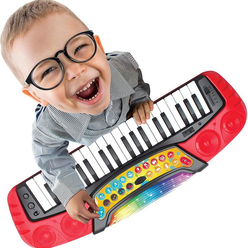Kids Toy Piano 37-Key Electronic Musical Instrument Keyboard Toys & Games - DailySale