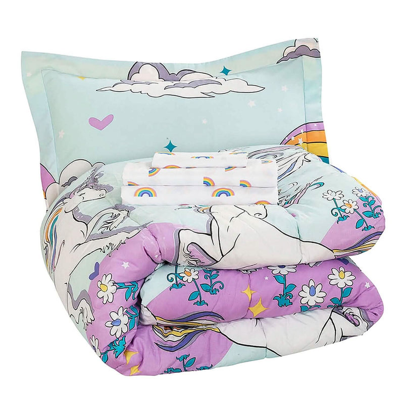 Kidz Mix Magical Unicorn Bed in a Bag Bedding - DailySale