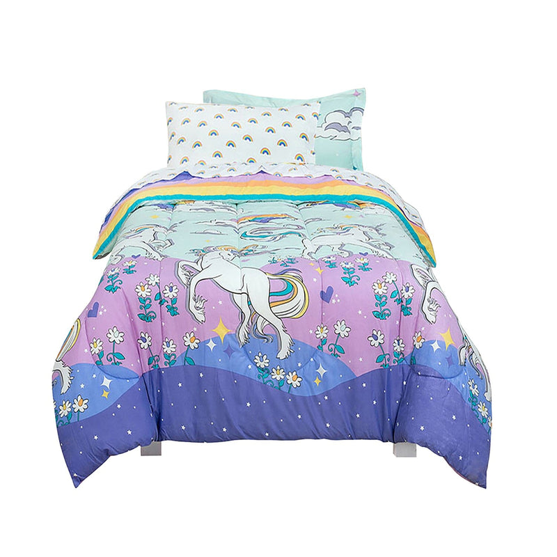 Kidz Mix Magical Unicorn Bed in a Bag Bedding Twin - DailySale