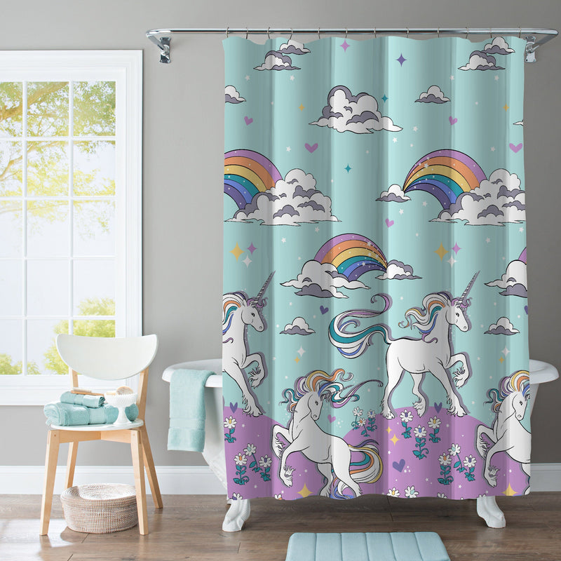 Kidz Mix Magical Unicorn Shower Curtain Bath - DailySale