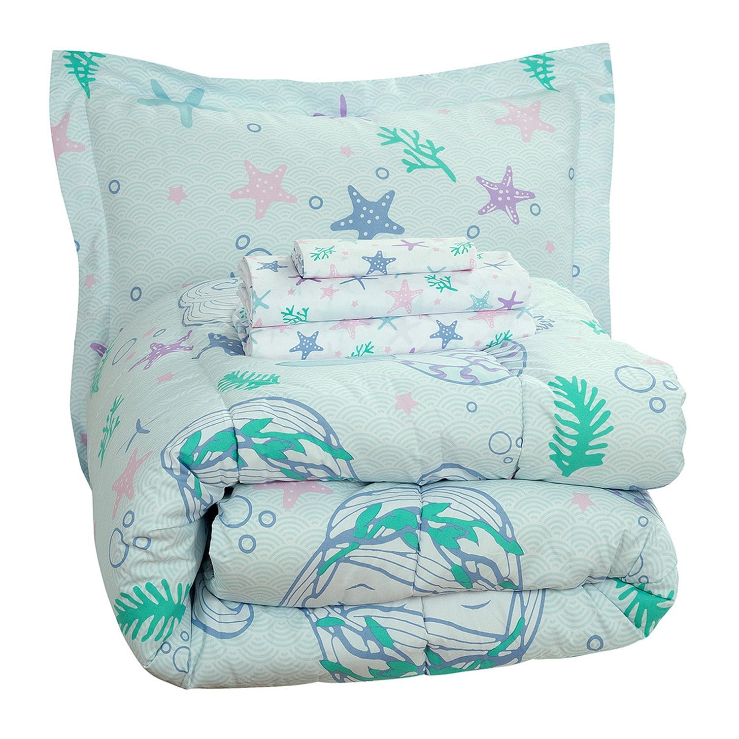 Kidz Mix Mystical Mermaid Bed in a Bag Bedding - DailySale