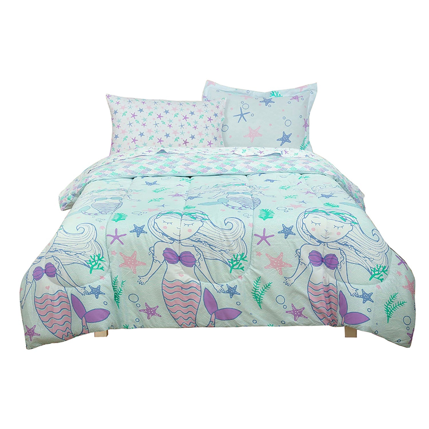 Kidz Mix Mystical Mermaid Bed in a Bag Bedding - DailySale