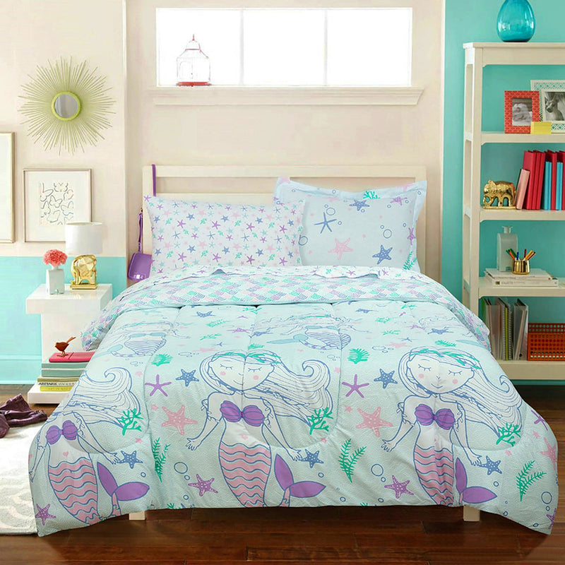 Kidz Mix Mystical Mermaid Bed in a Bag Bedding Twin - DailySale