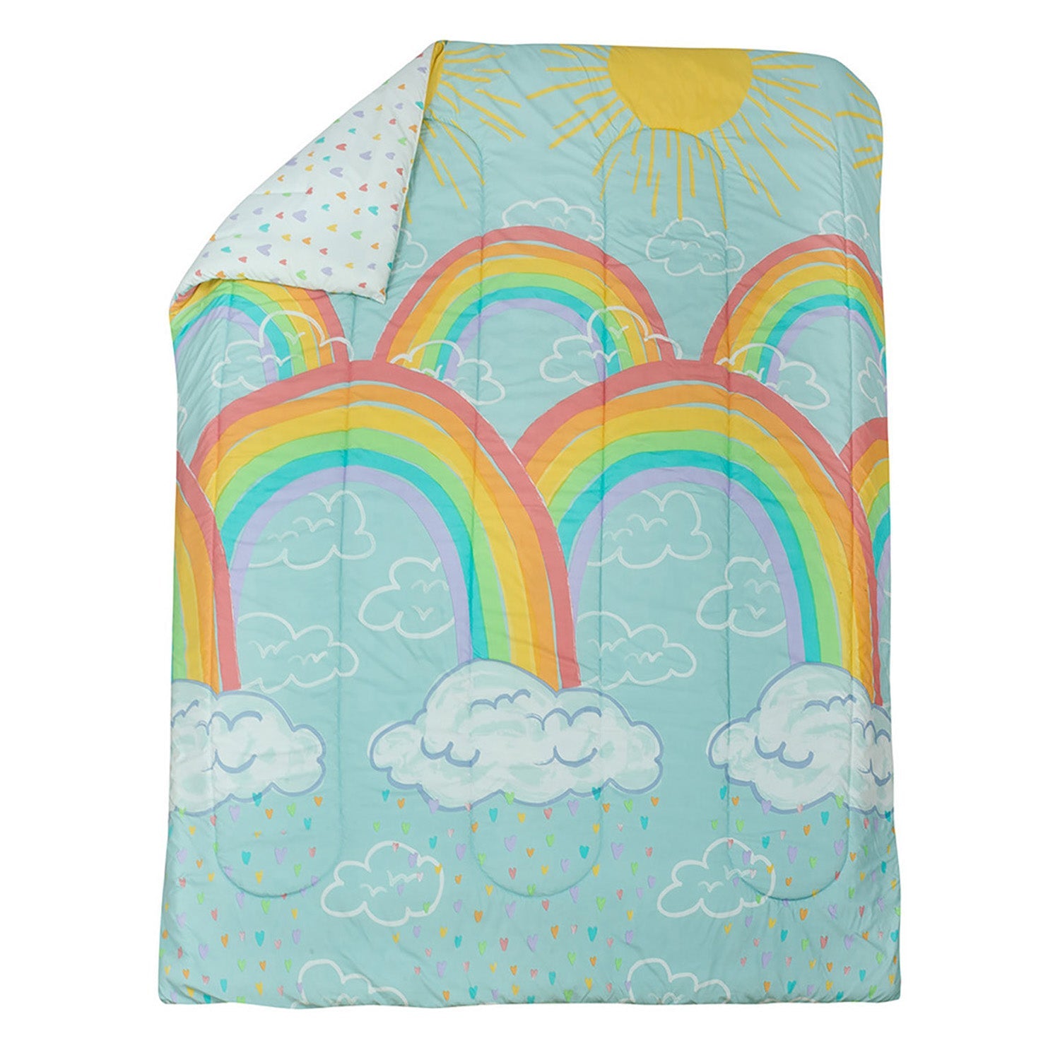 Kidz Mix Rainbow Clouds Bed in a Bag Bedding - DailySale