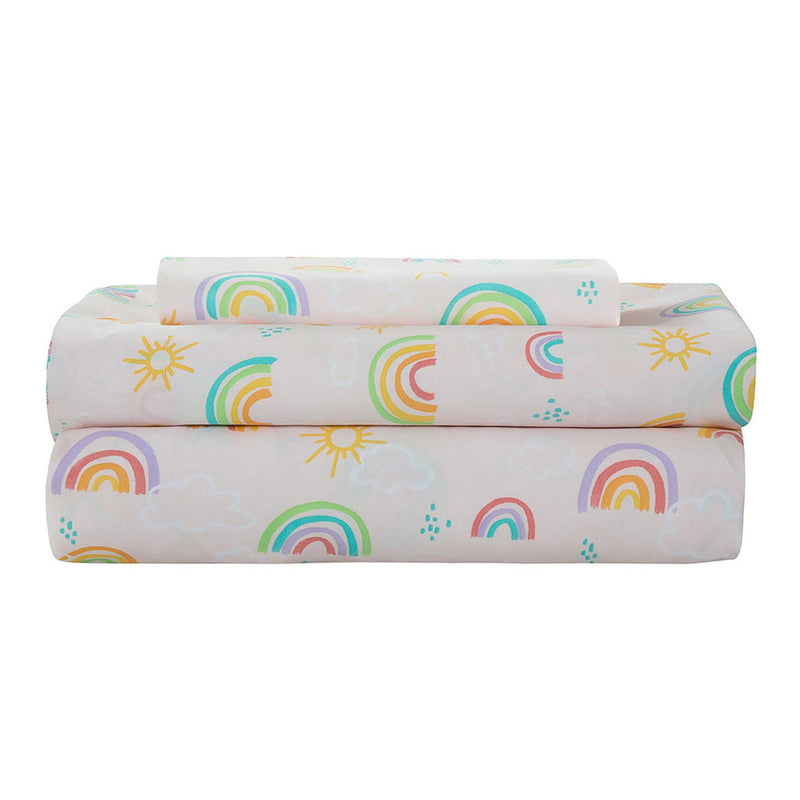 Kidz Mix Rainbow Clouds Bed in a Bag Bedding - DailySale