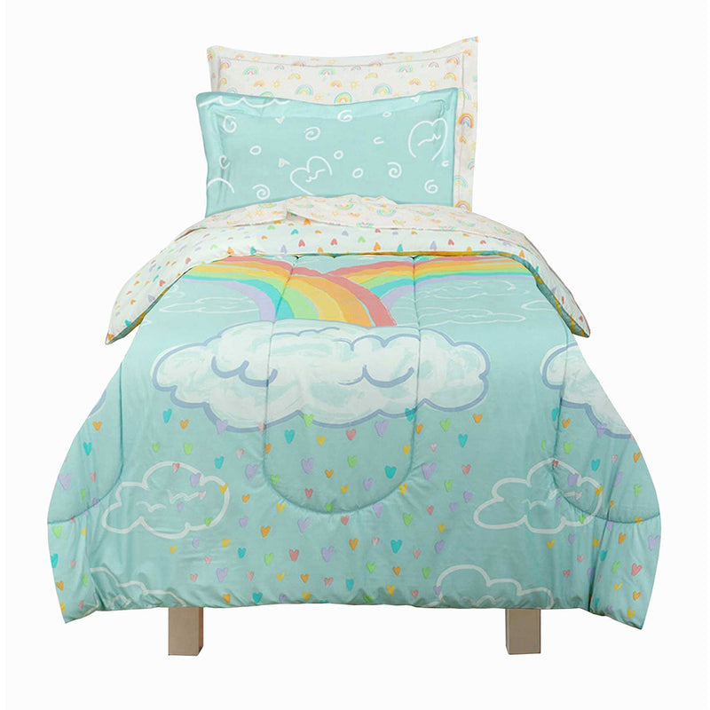 Kidz Mix Rainbow Clouds Bed in a Bag Bedding - DailySale