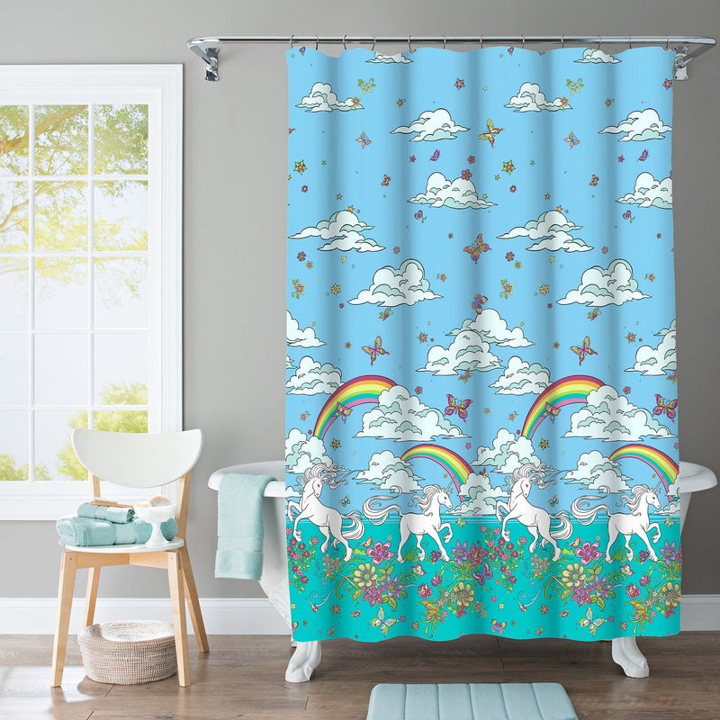 Kidz Mix Unicorn Rainbow Shower Curtain Bath - DailySale