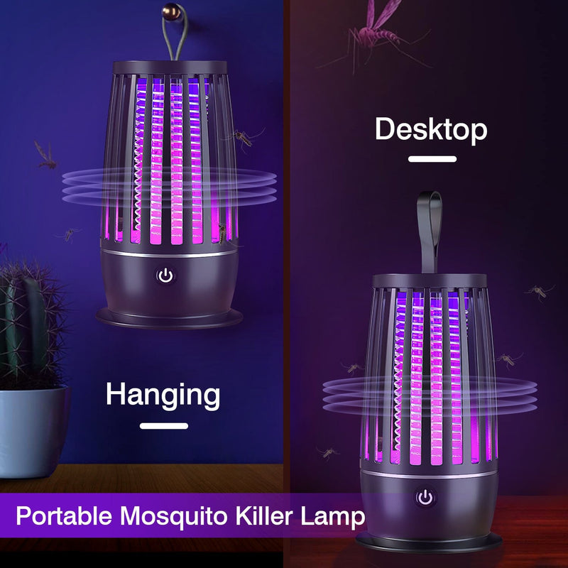 Killer Lamp Bug Zapper with Night Light Strap Mosquito Catcher Pest Control - DailySale
