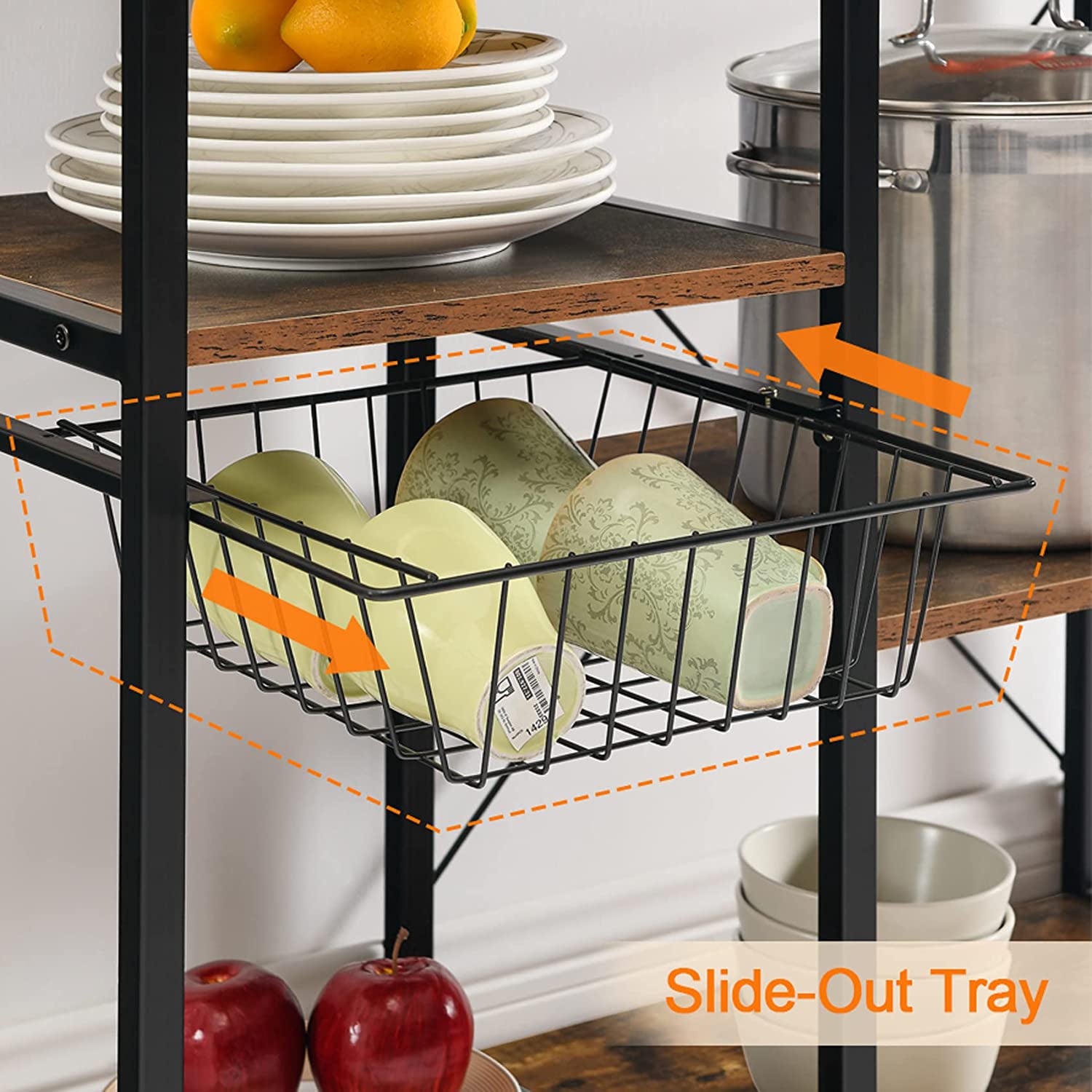 Kitchen Baker's Rack Utility Storage Shelf Kitchen Storage - DailySale