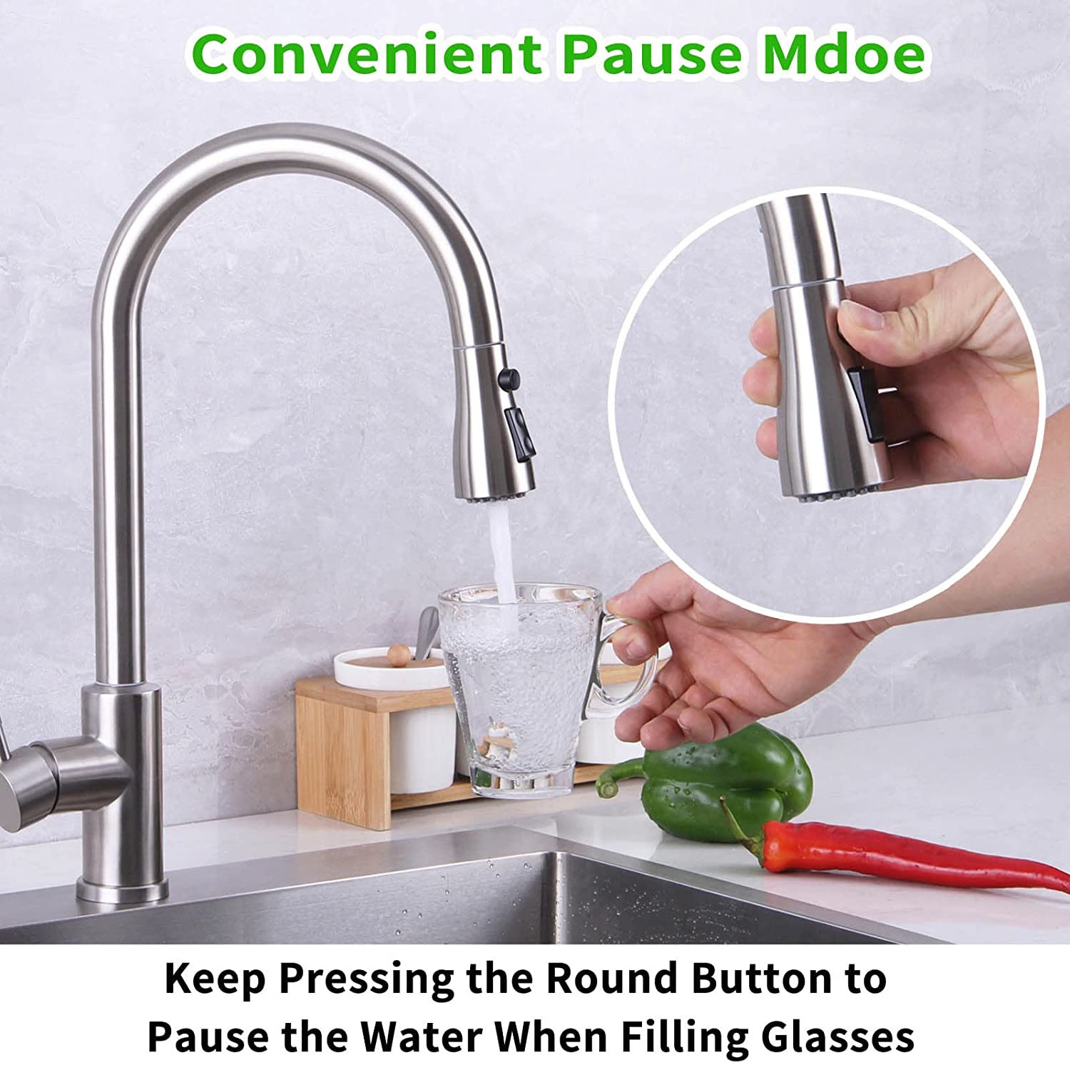 Kitchen Faucet Head Replacement Kitchen Tools & Gadgets - DailySale