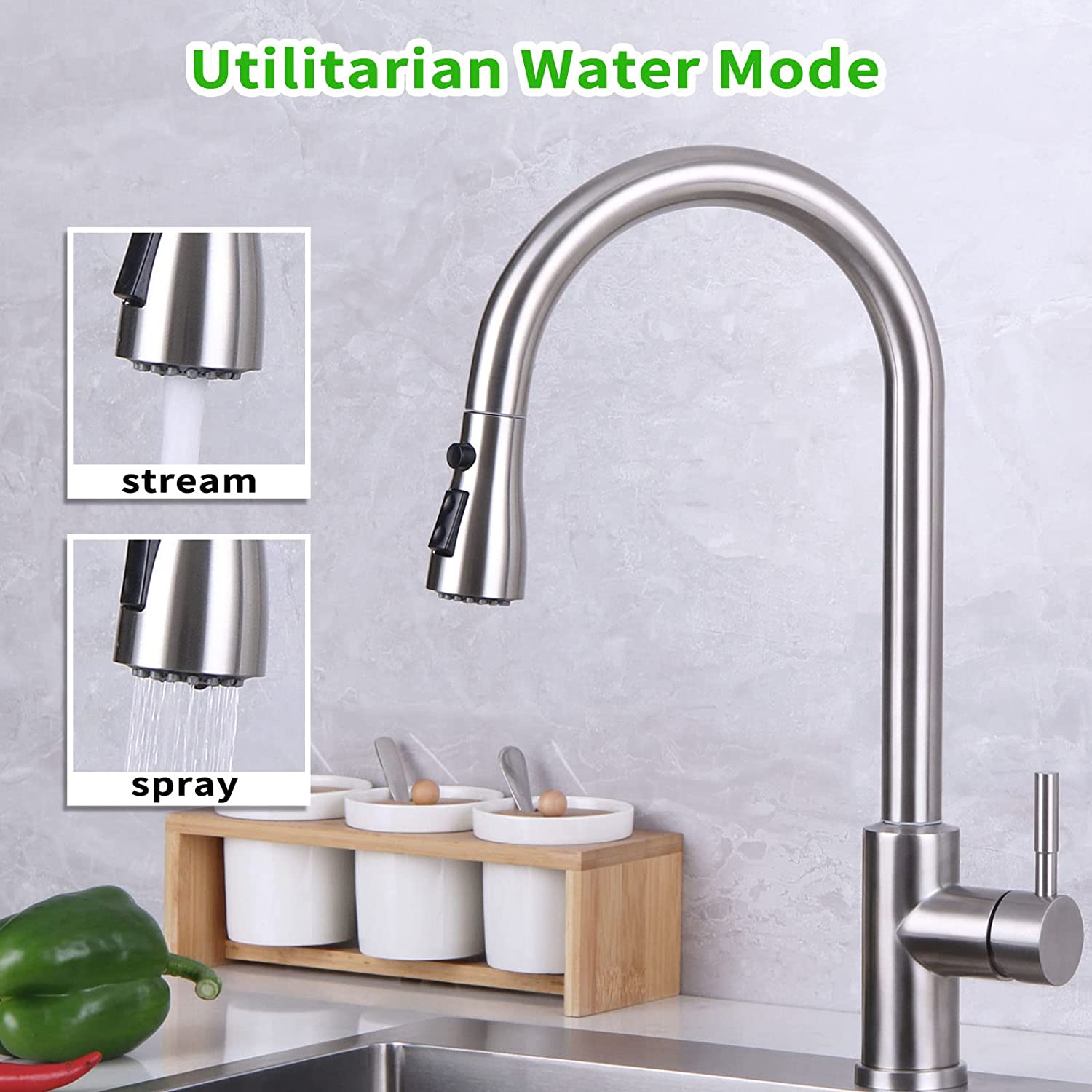 Kitchen Faucet Head Replacement Kitchen Tools & Gadgets - DailySale