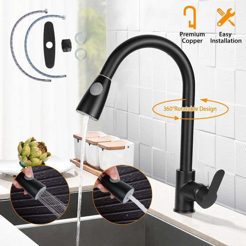 Kitchen Faucet Single Handle with Hot and Cold Control Kitchen & Dining - DailySale