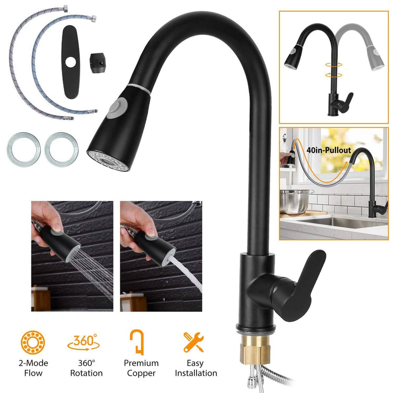 Kitchen Faucet Single Handle with Hot and Cold Control Kitchen & Dining - DailySale