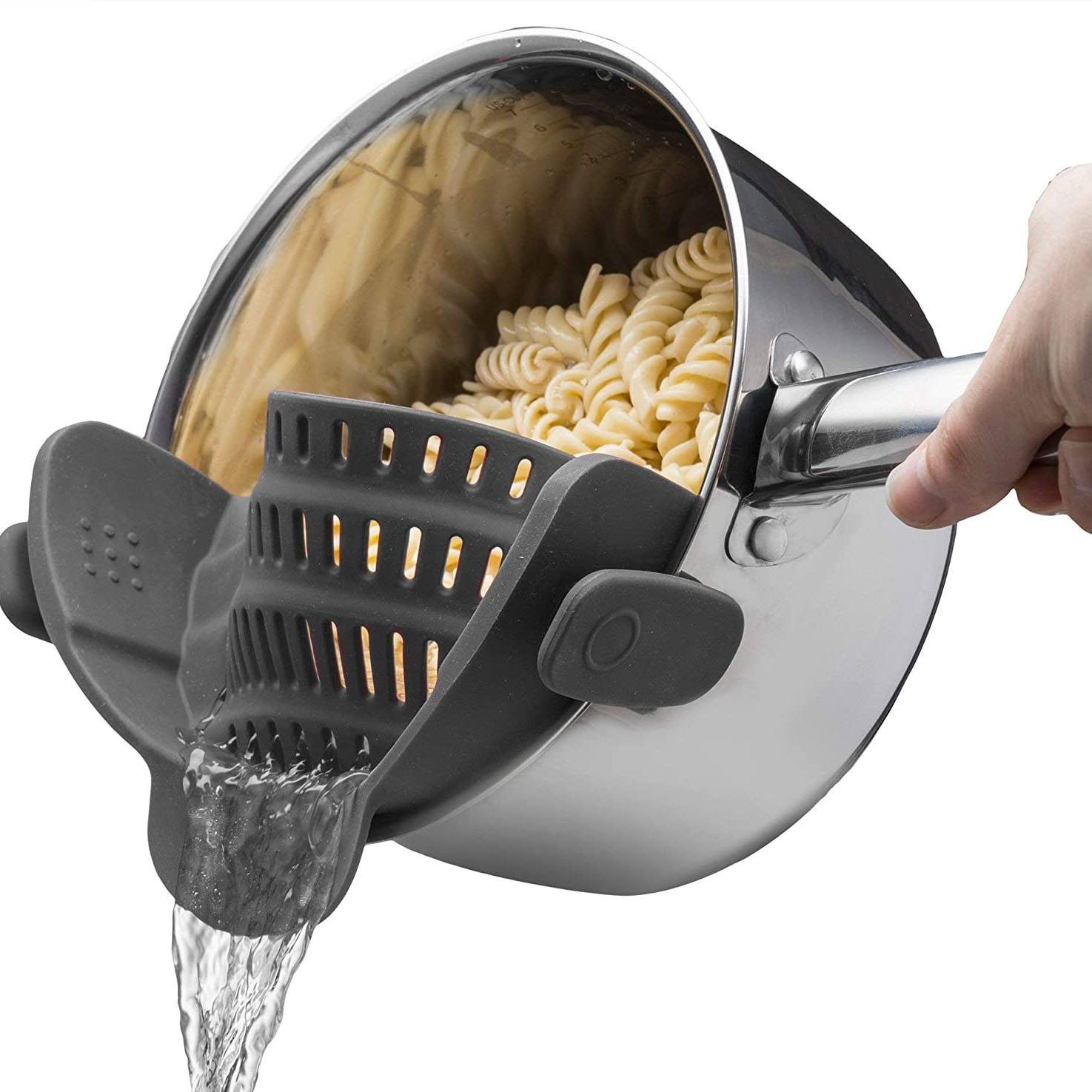 Kitchen Gizmo Snap N Strainer Kitchen & Dining Gray - DailySale