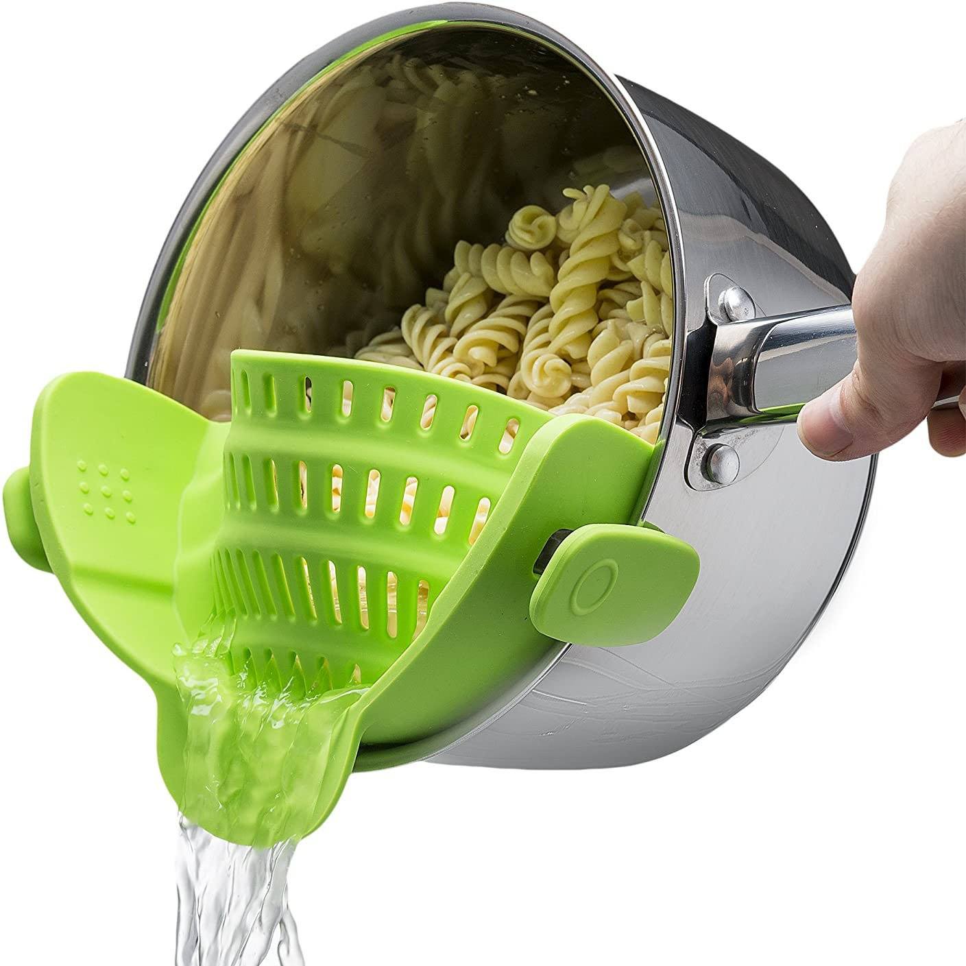 Kitchen Gizmo Snap N Strainer Kitchen & Dining Green - DailySale