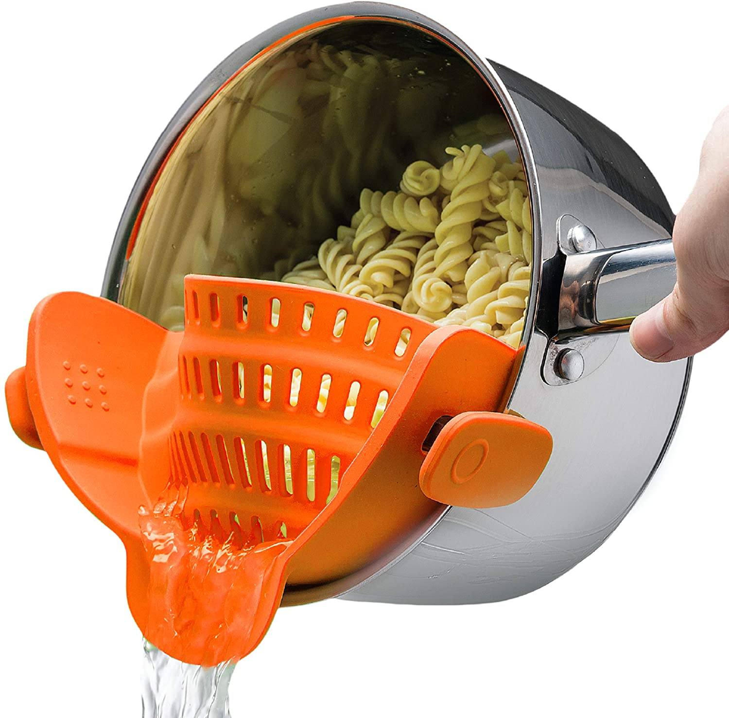 Kitchen Gizmo Snap N Strainer Kitchen & Dining Orange - DailySale