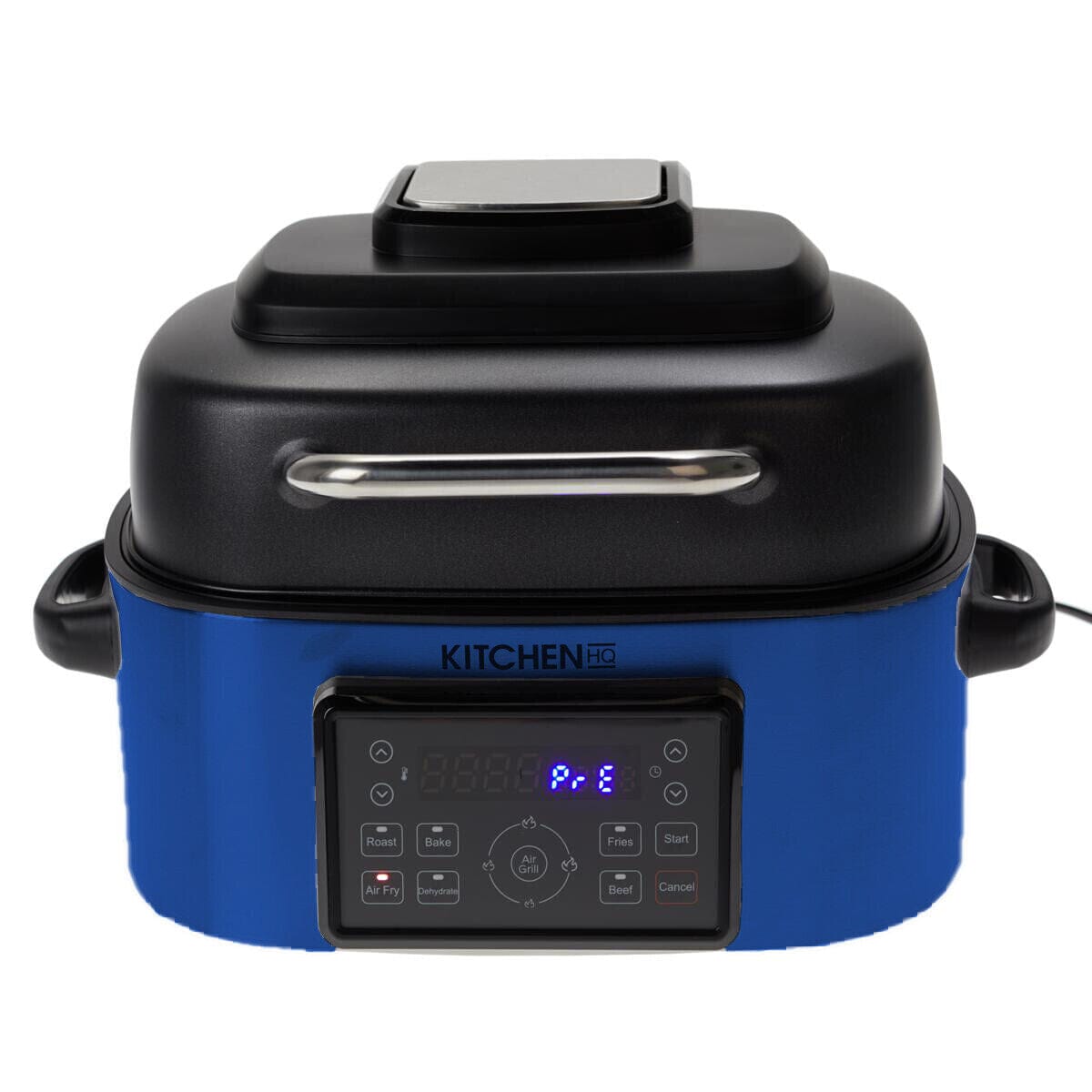 Kitchen HQ 7-in-1 Air Fryer Grill with Accessories (Refurbished) Kitchen Appliances Blue - DailySale