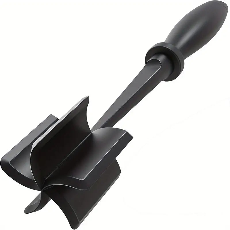 Kitchen Meat Chopper Ground Beef Masher Utensil Heat Resistant Non-Stick Kitchen Tools & Gadgets Black - DailySale