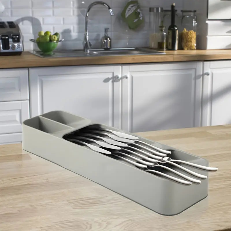 Kitchen Tableware Drawer Spoon Storage Box Kitchen Storage - DailySale