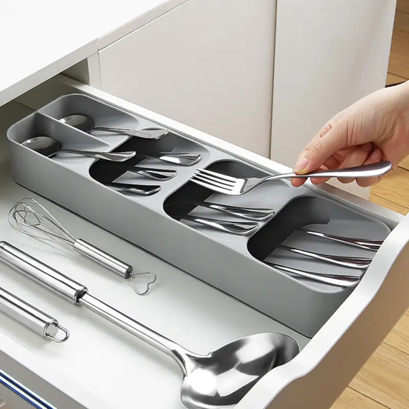 Kitchen Tableware Drawer Spoon Storage Box Kitchen Storage - DailySale