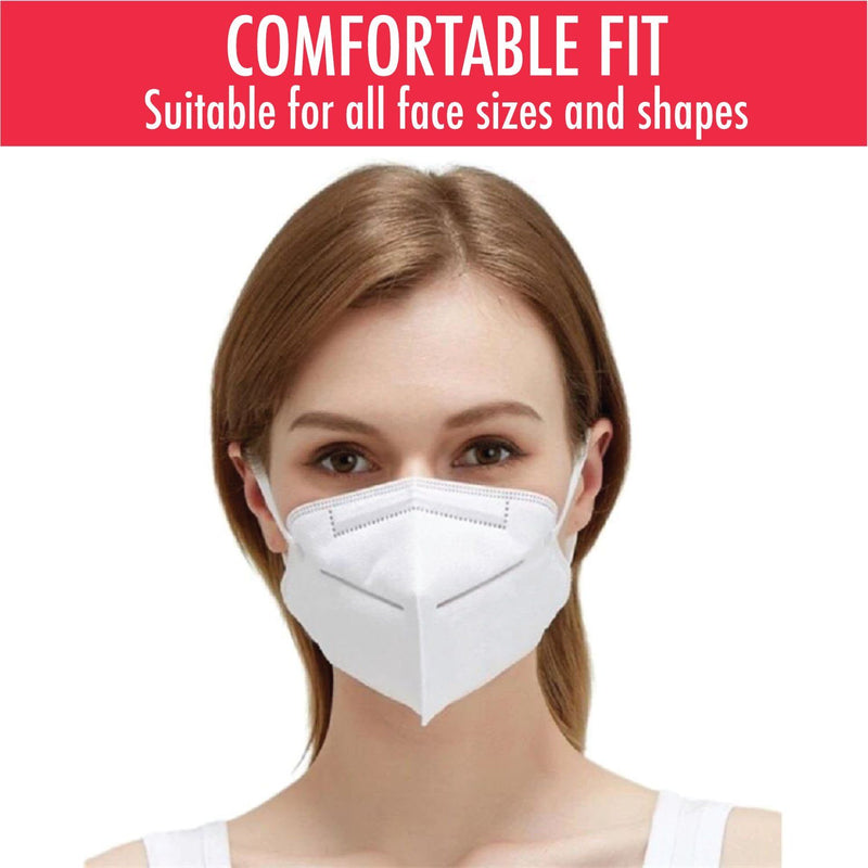 KN95 Protective Breathable Outdoor Face Mask with Nose Clip Wellness & Fitness - DailySale