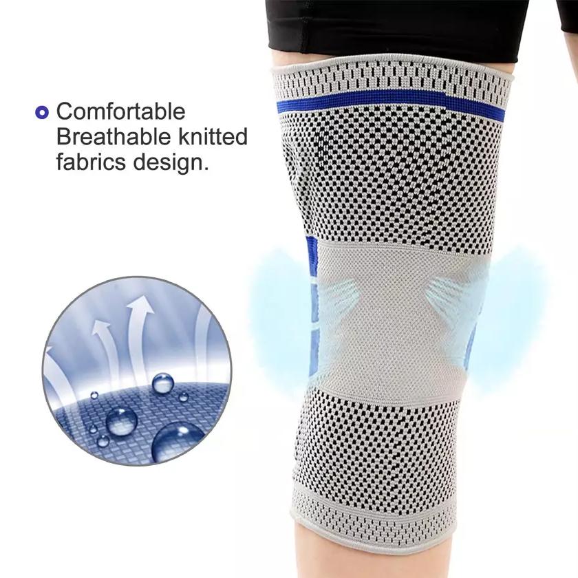 Knee Brace Compression Sleeve Knee Pads Support for Meniscus Tear Single Wrap Wellness - DailySale