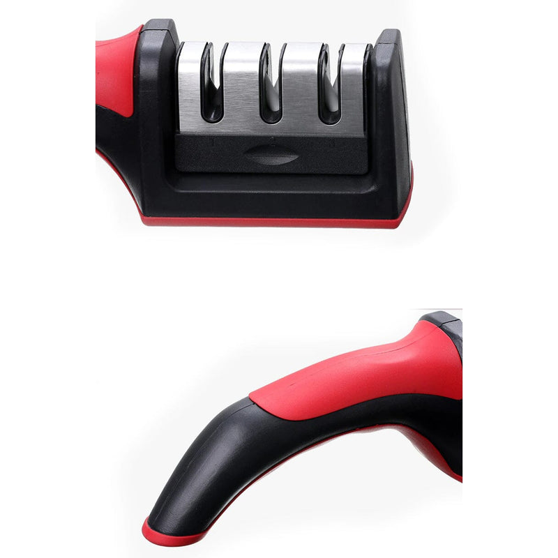 Knife Sharpener Handheld Multi-function 3 Stages Type Quick