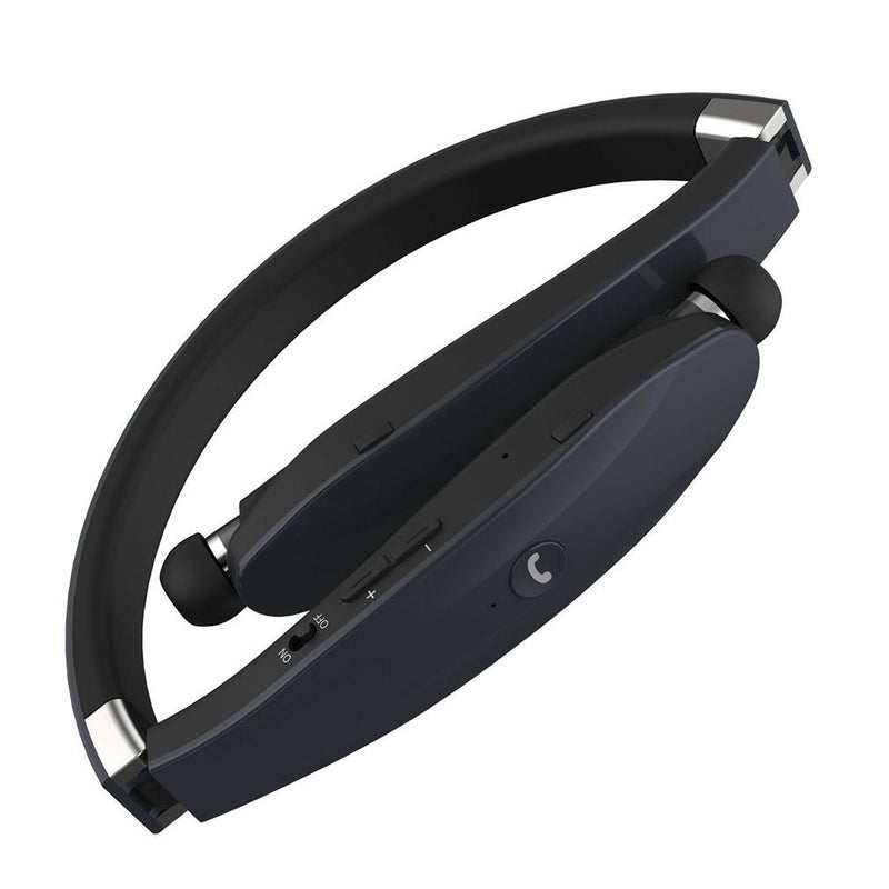 Kocaso Foldable Wireless Neckband Sweatproof Headset Headphones & Speakers - DailySale