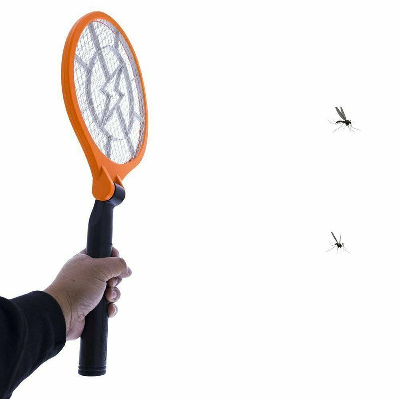 KORAMZI F-9 Foldable Rechargeable Mosquito Swatter with USB Cord Pest Control - DailySale
