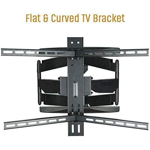 KORAMZI KWM3664AT-PRO Articulating TV Wall Mount for Curved & Flat Pane TV & Video - DailySale