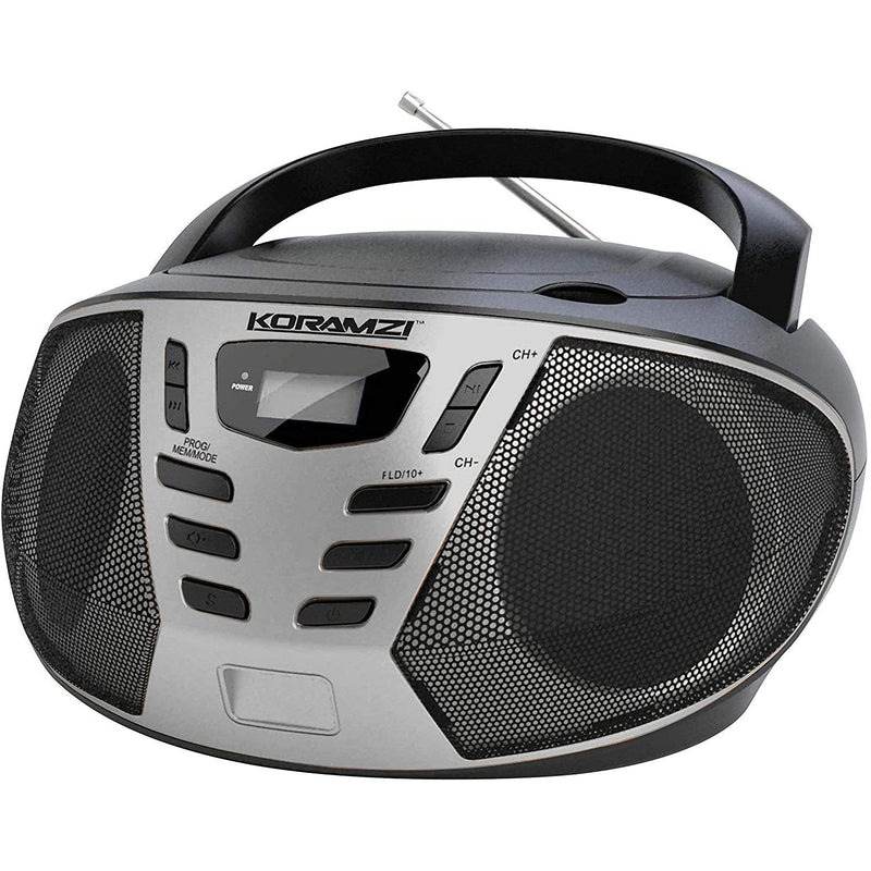 Koramzi Portable CD Boombox AM/FM Radio Speakers - DailySale