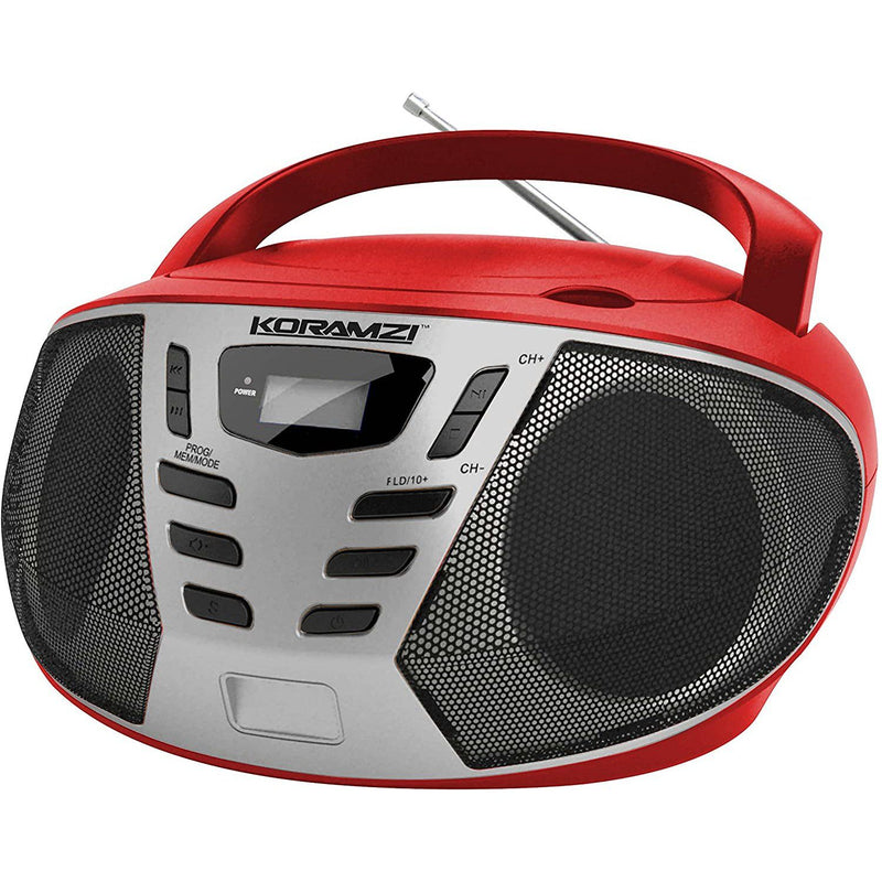Koramzi Portable CD Boombox w/AM/FM Radio Speakers - DailySale