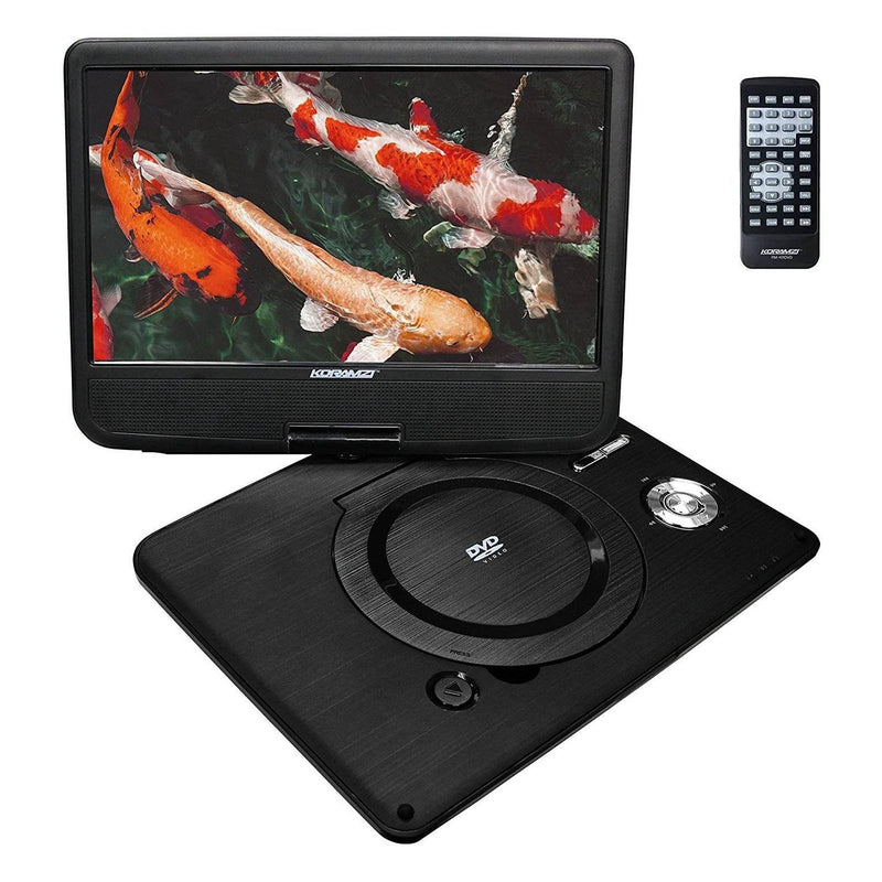 Koramzi Portable Swivel DVD Player with Rechargeable Battery Camera, TV & Video - DailySale