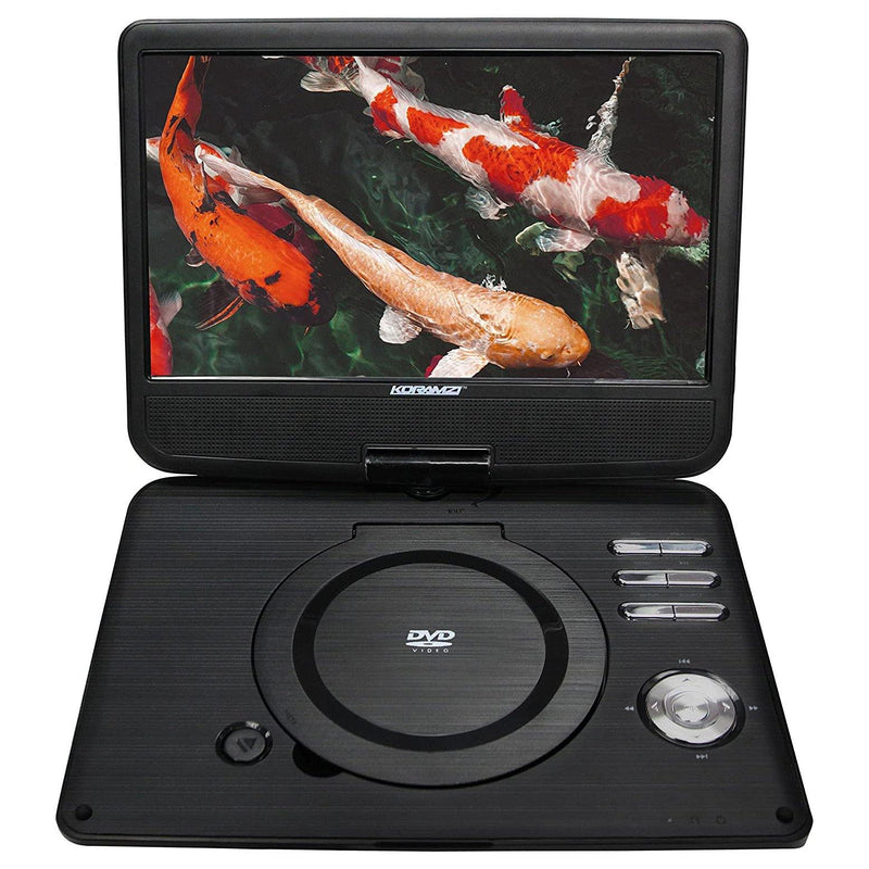 Koramzi Portable Swivel DVD Player with Rechargeable Battery Camera, TV & Video - DailySale