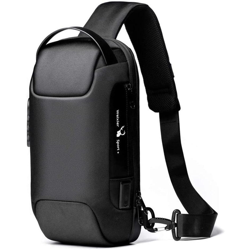 KPYWZER Anti-theft Sling Backpack with USB Charging Port