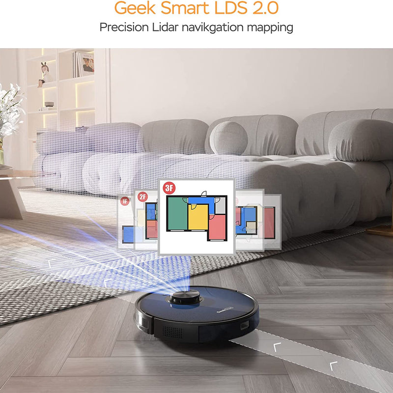 L7 Robot Vacuum Cleaner and Mop Household Appliances - DailySale