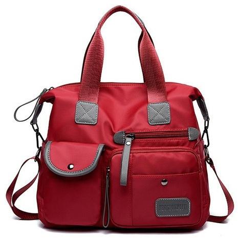 Ladies Oxford Cloth Shoulder Messenger Bag Bags & Travel Wine - DailySale