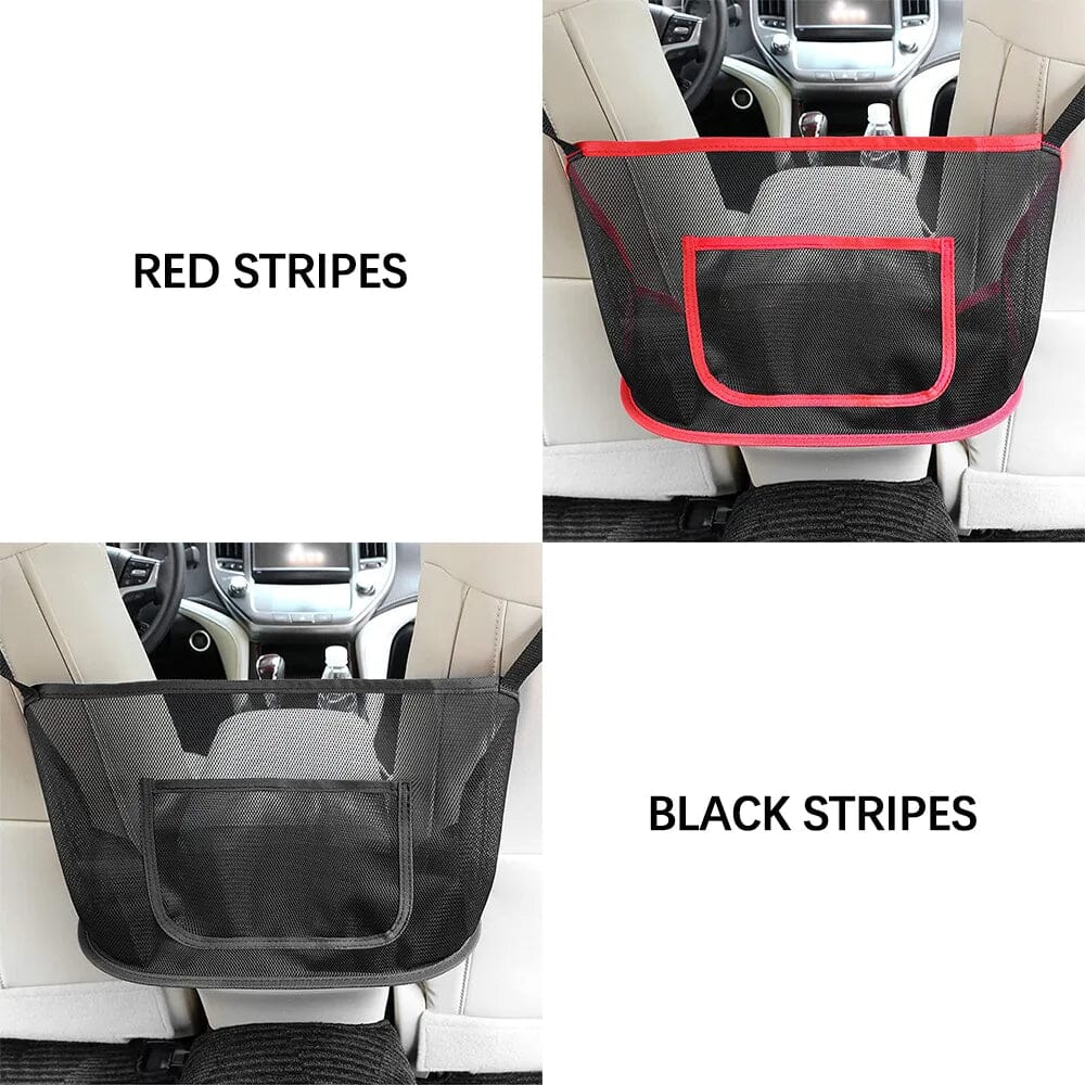 Large Capacity Car Seat Net Pocket Automotive - DailySale