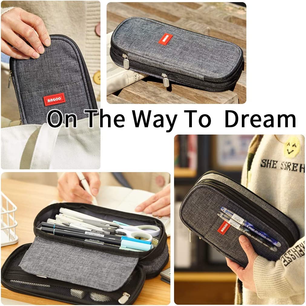 Large Capacity Pencil Case Storage Bag Bags & Travel - DailySale