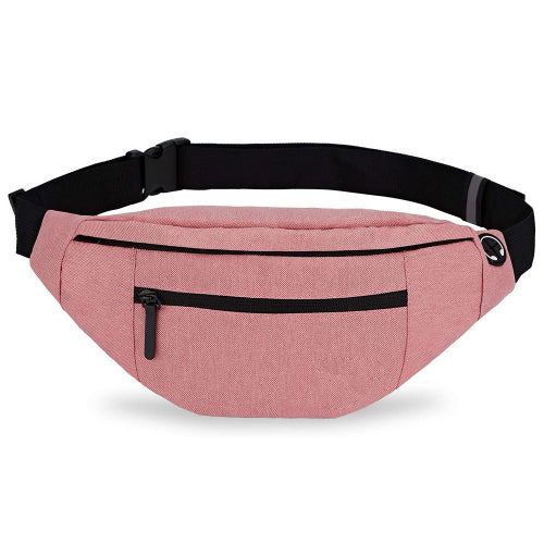 Large Crossbody Fanny Pack Bags & Travel Light Pink - DailySale
