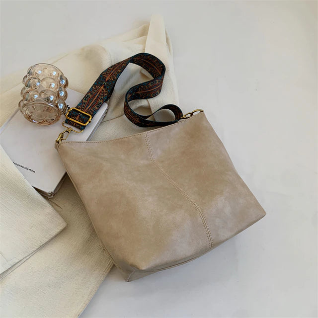 Large Geometric Crossbody Bag Bags & Travel Beige - DailySale