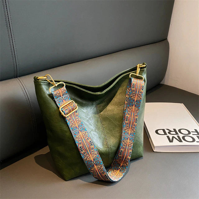 Large Geometric Crossbody Bag Bags & Travel Green - DailySale