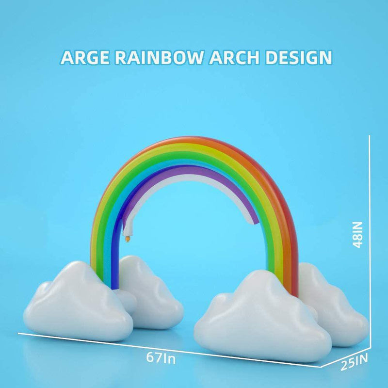 Large Inflatable Rainbow Arch Sprinkler Sports & Outdoors - DailySale